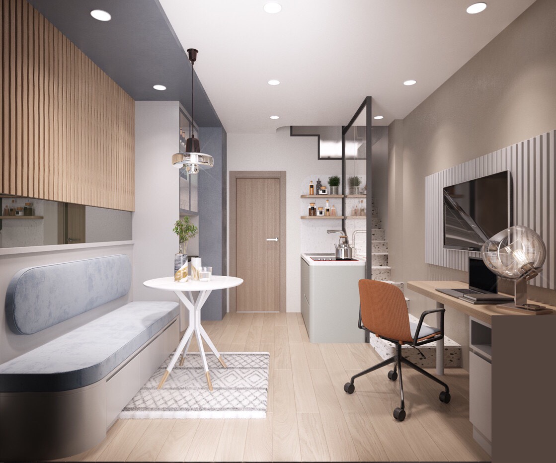 Thiết kế thi công nội thất nhà phố quận 6