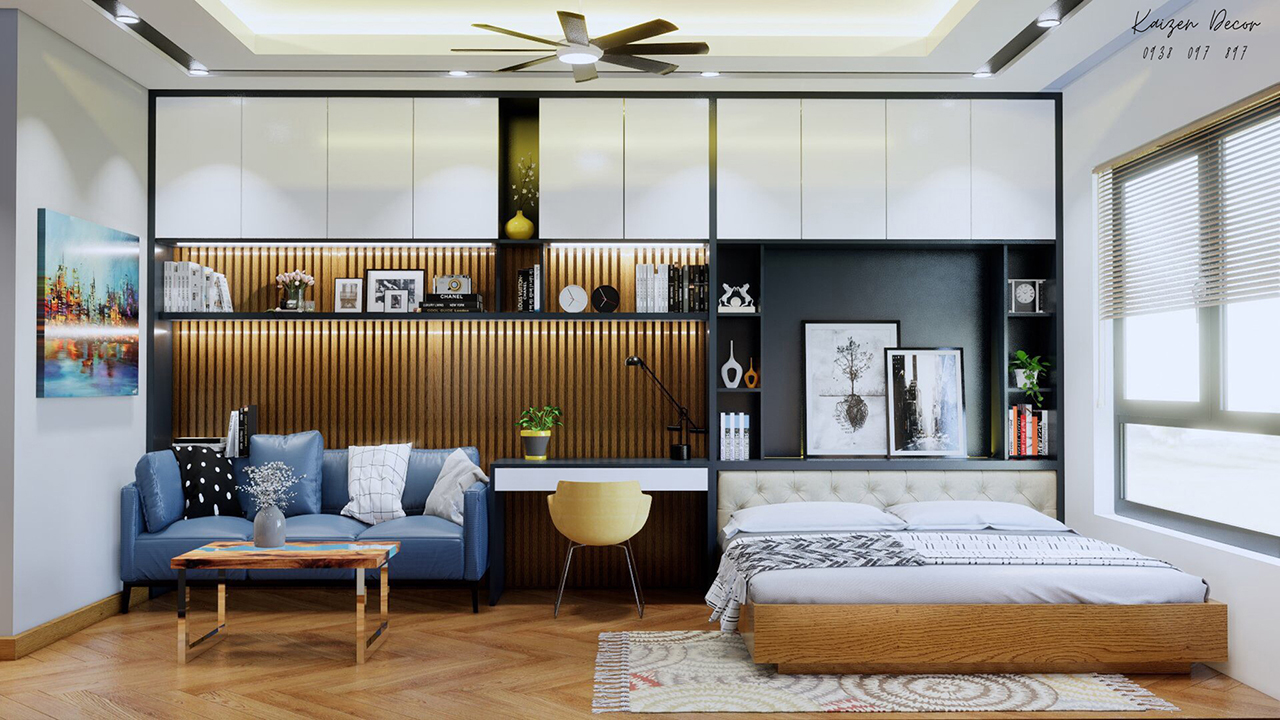Thiết kế nội thất căn hộ chung cư mini tại Thủ Đức