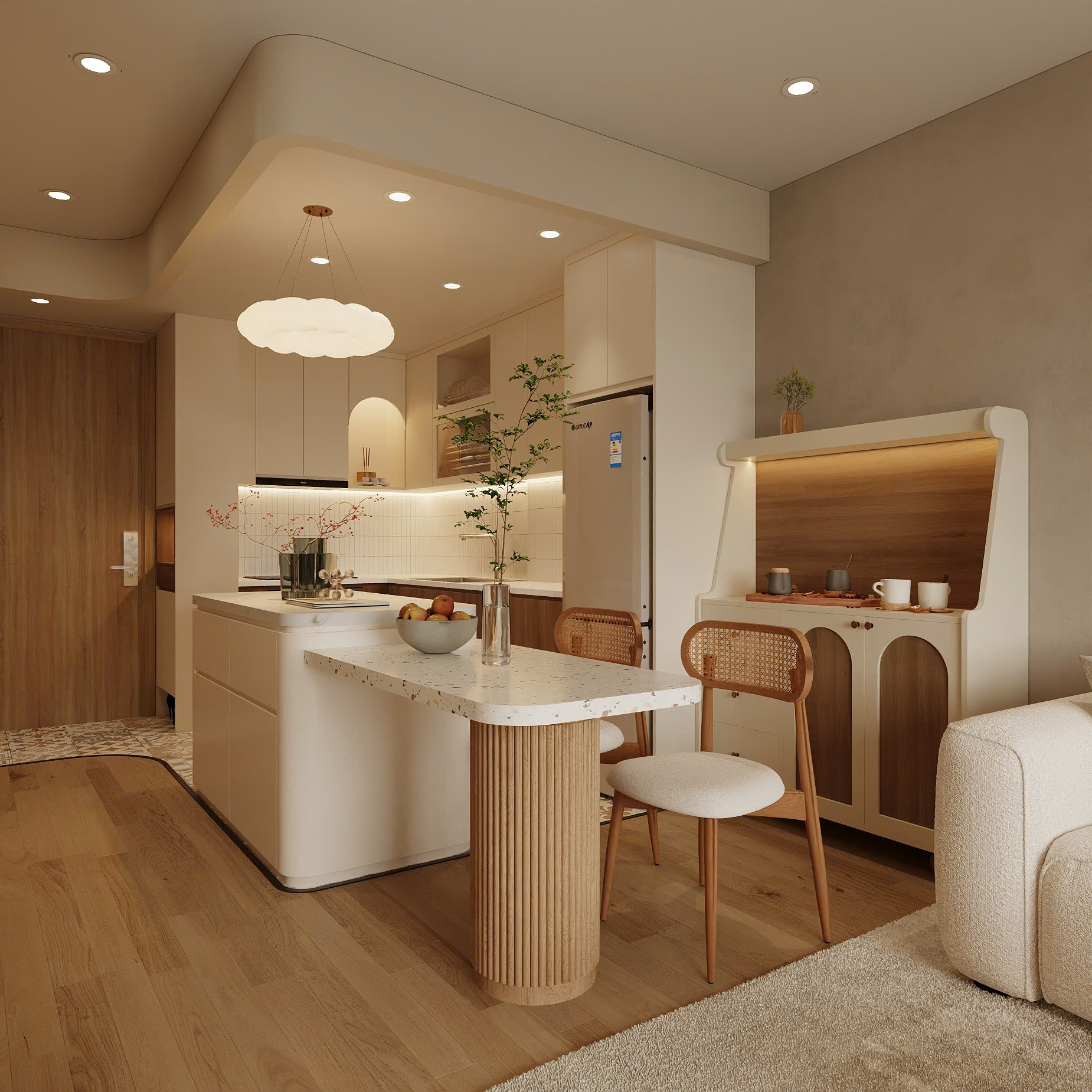 Thiết kế thi công nội thất căn hộ tại dĩ an