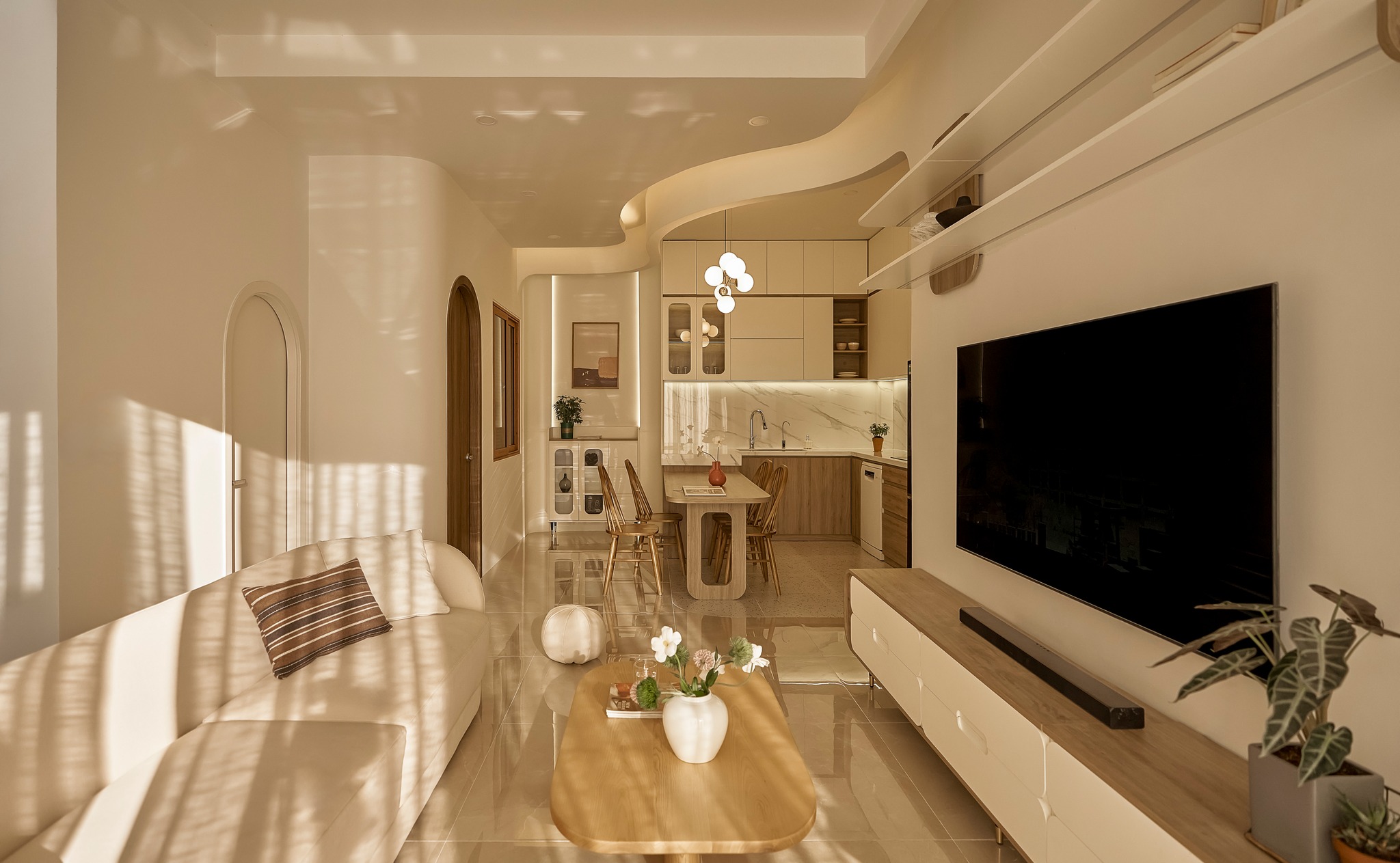 Thi công nội thất nhà phố dĩ an xưởng nội thất