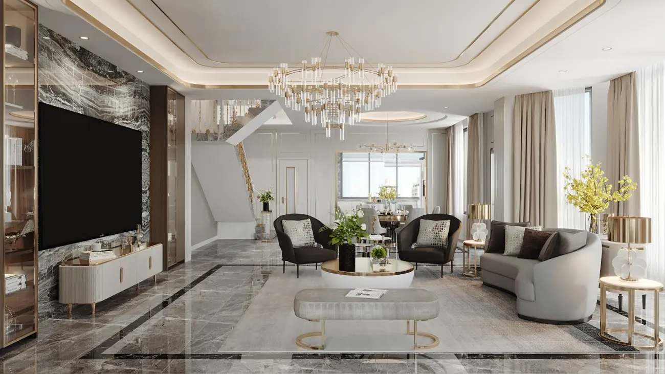 Phong cách thiết kế nội thất luxury là gì