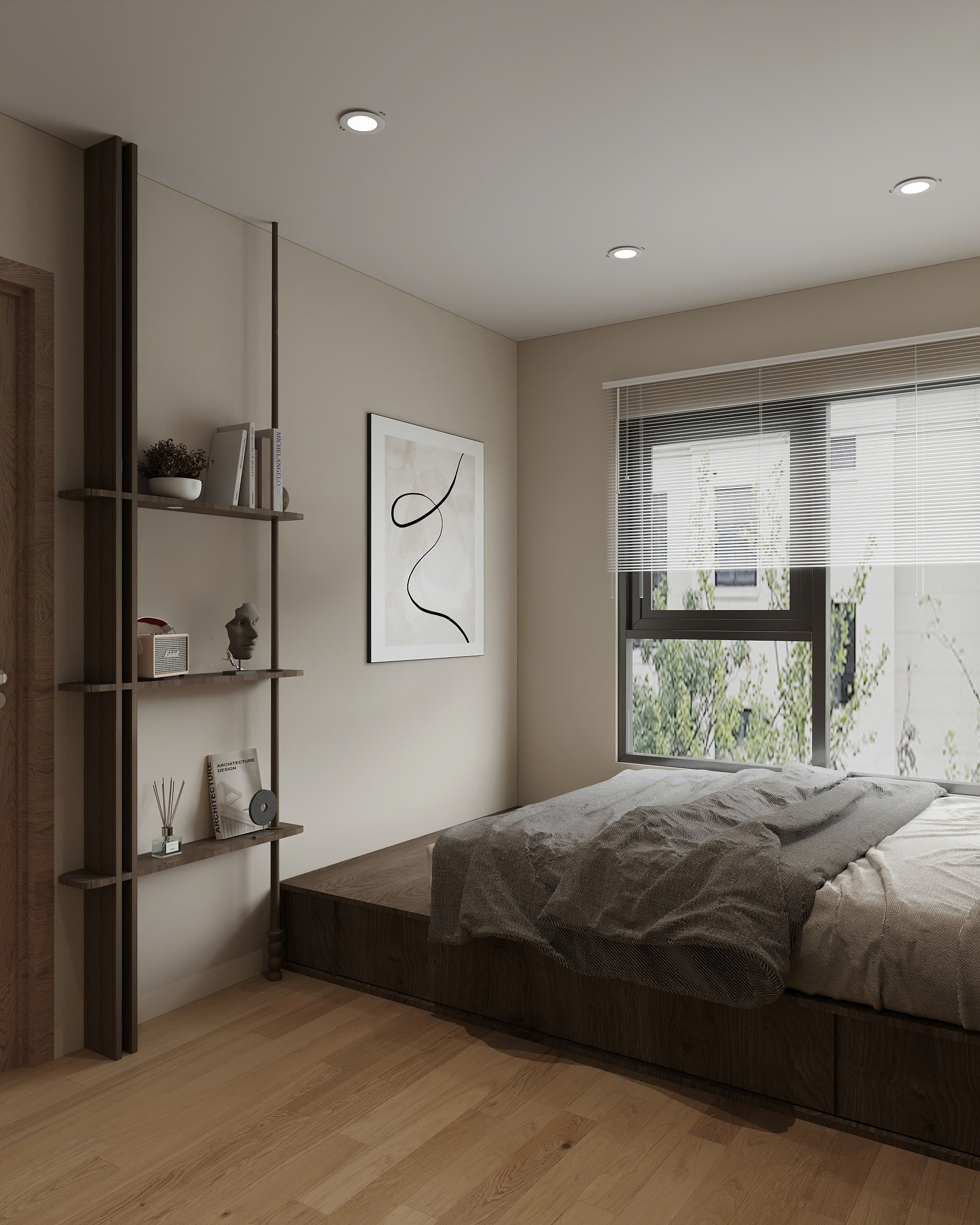 Thiết kế nội thất phong cách wabisabi Vinhomes Grand Park đẹp