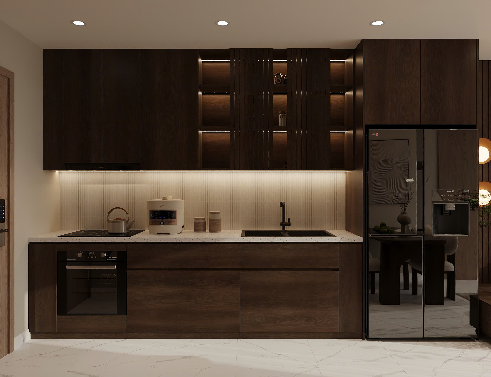 Thiết kế nội thất phong cách wabisabi Vinhomes Grand Park thủ đức