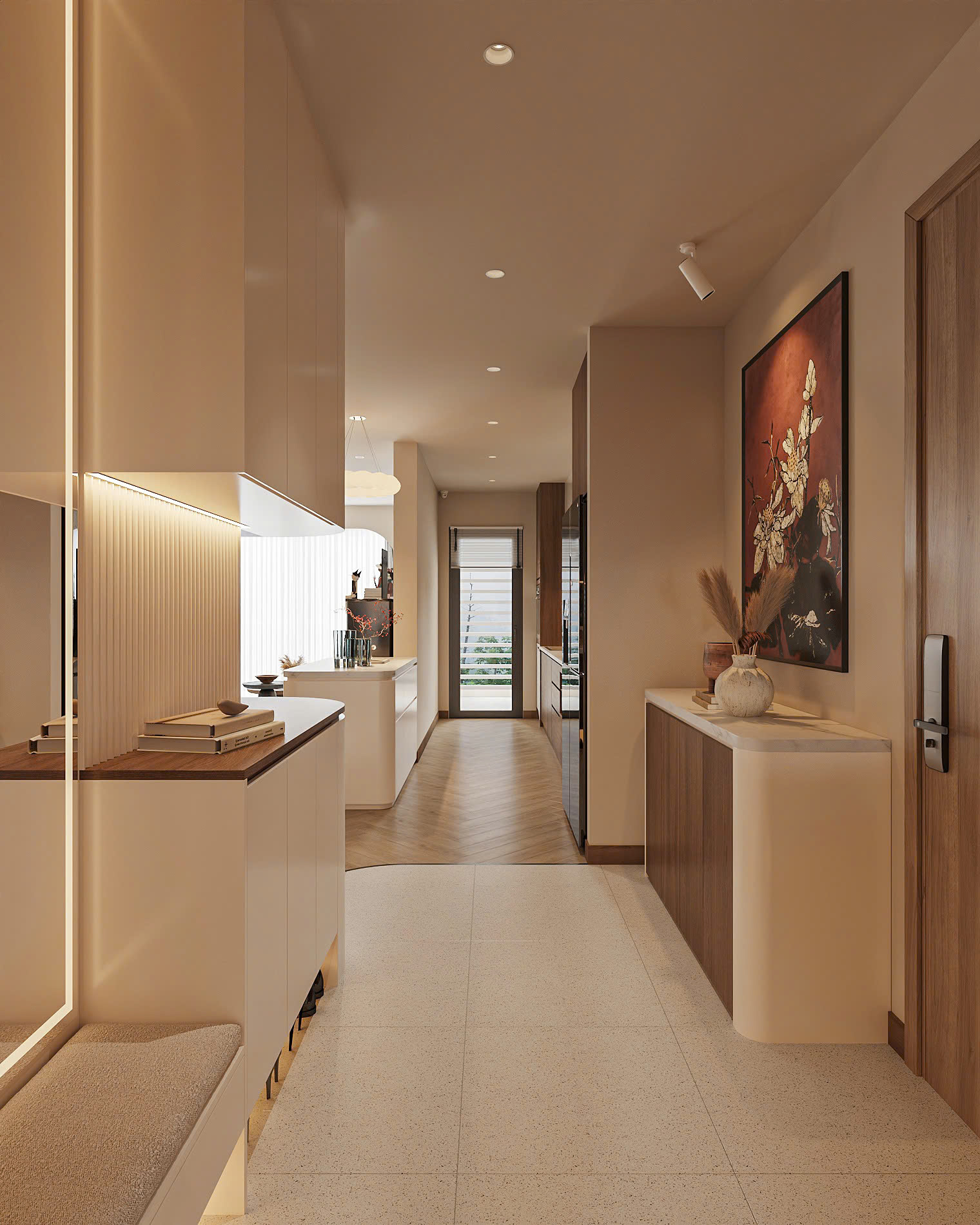 Thiết kế thi công nội thất căn hộ 3pn Vinhomes Grand Park 91m2 luxury