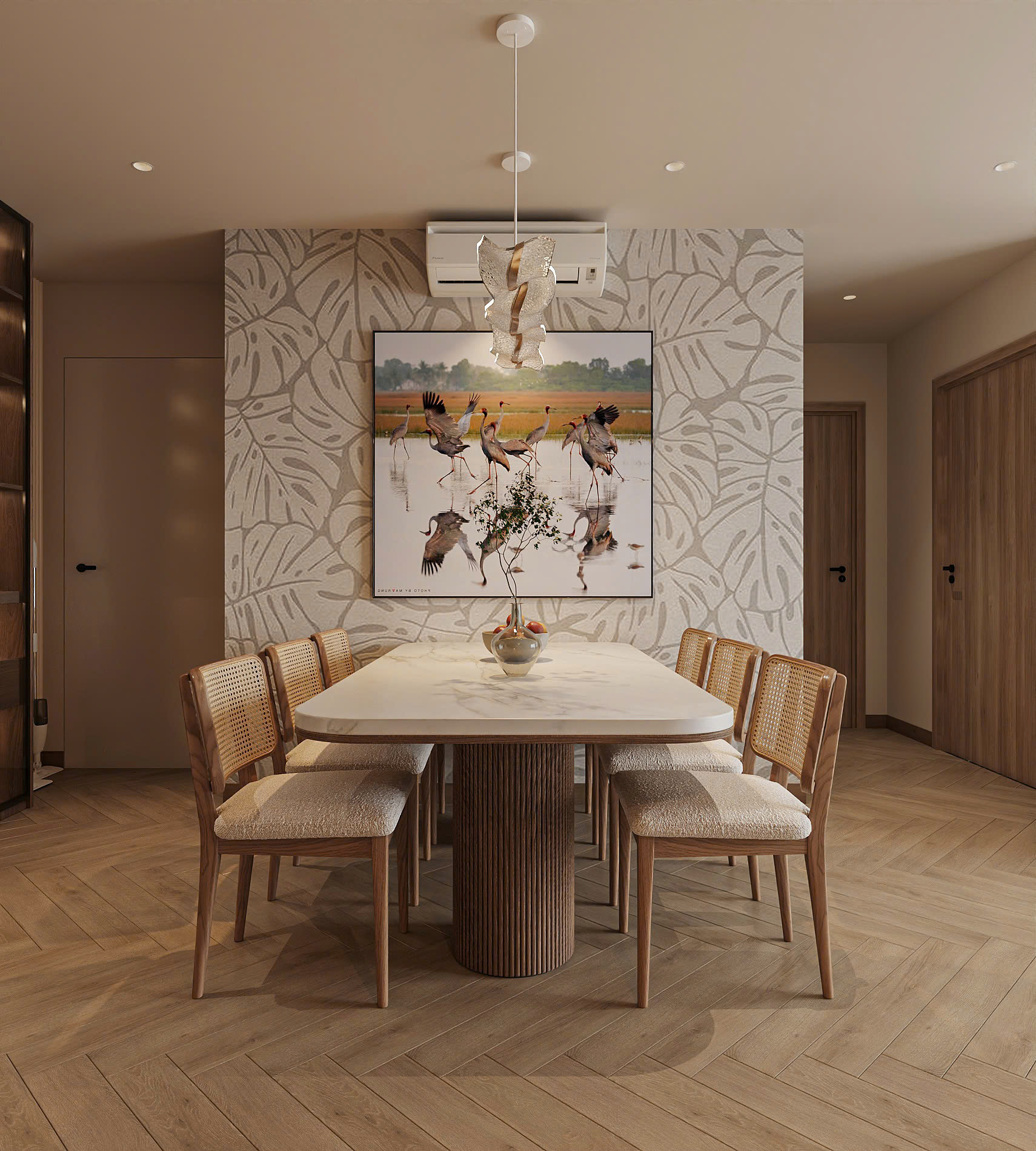Thiết kế thi công nội thất căn hộ 3pn Vinhomes Grand Park 91m2 - phòng khách sang trọng