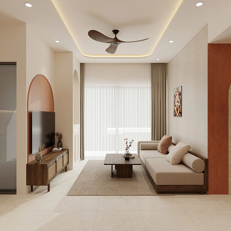 Thi công nội thất trọn gói căn hộ The Rivana Bình Dương giá rẻ